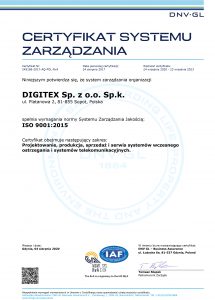 digitex ISO 9001:2015